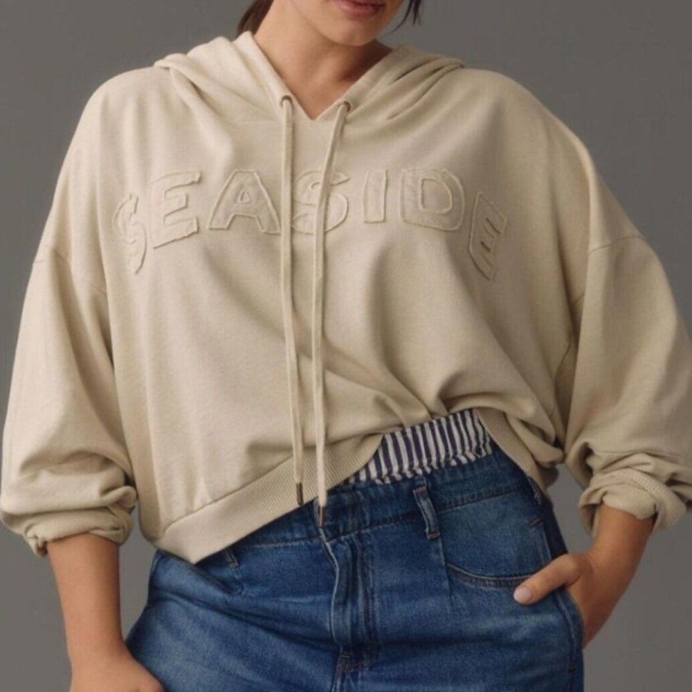 Seaside Cream Hoodie for Women